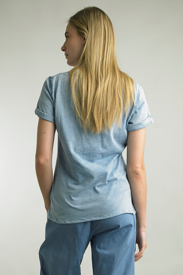Tempo Paris Basic Tee (Denim)