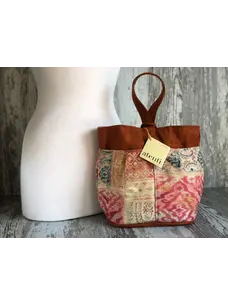 Atenti Linen Patch Tall Caddy