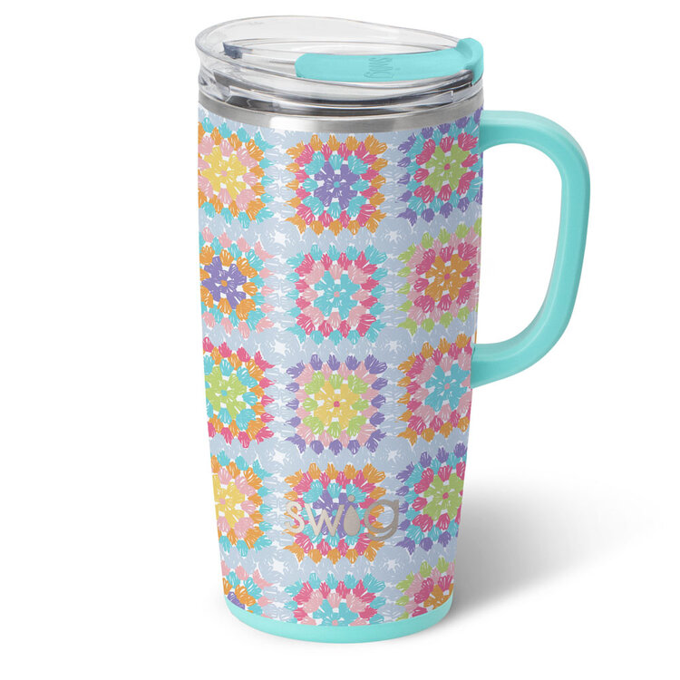 Swig Granny Squares Travel Mug (22oz)
