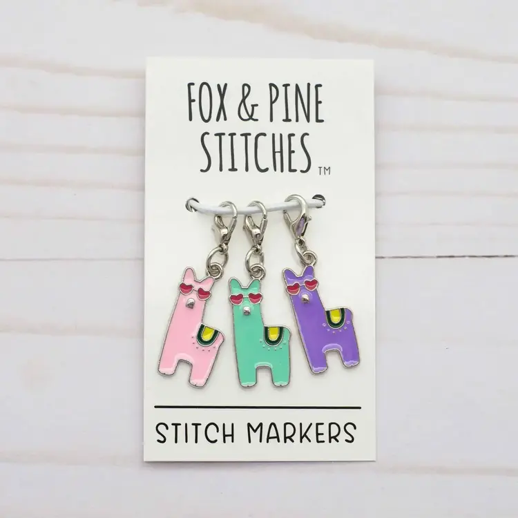 Fox & Pine Stitches Chillin' Llama Progress Keepers
