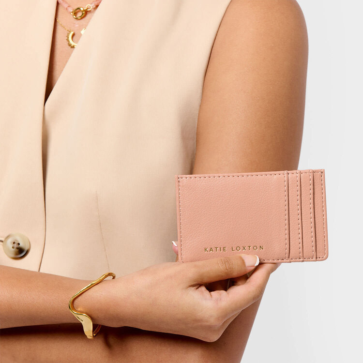 Katie Loxton Laila Slim Cardholder (Peony Blush)