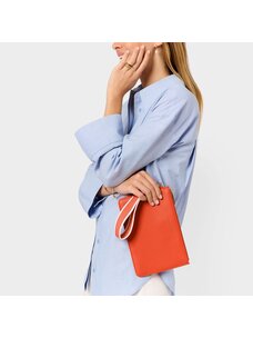 Katie Loxton Hallie Wristlet Pouch (Deep Orange)