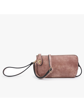 Jen & Co. Kendall Crossbody (Dark Rose)