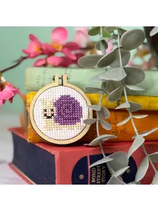 The Crafty Kit Company 'Let's Shellebrate!' Mini Matchbox Cross Stitch Kit