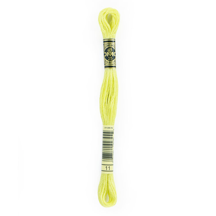 DMC Embroidery Floss 11 (Lemon Drop)