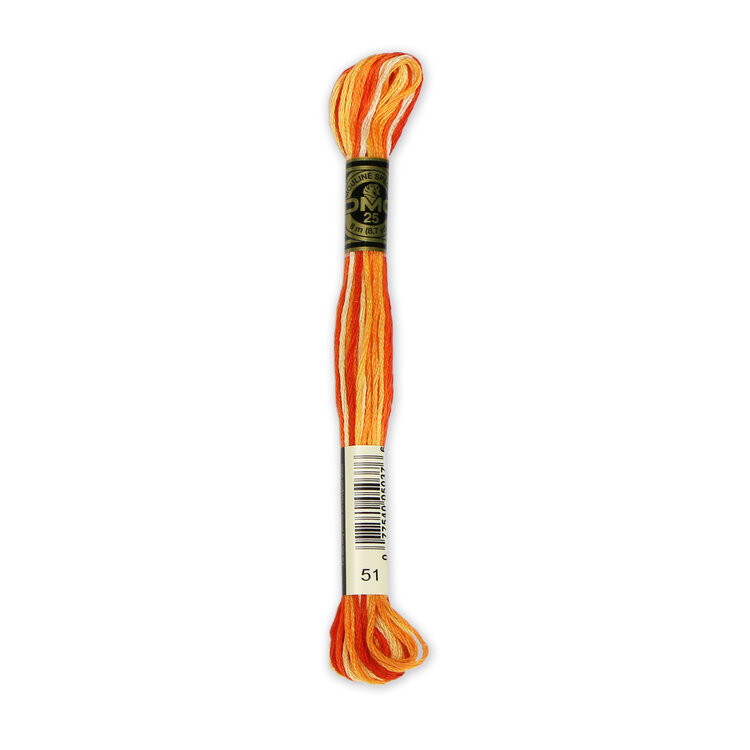 DMC Embroidery Floss 51 (Pumpkin Ombre)
