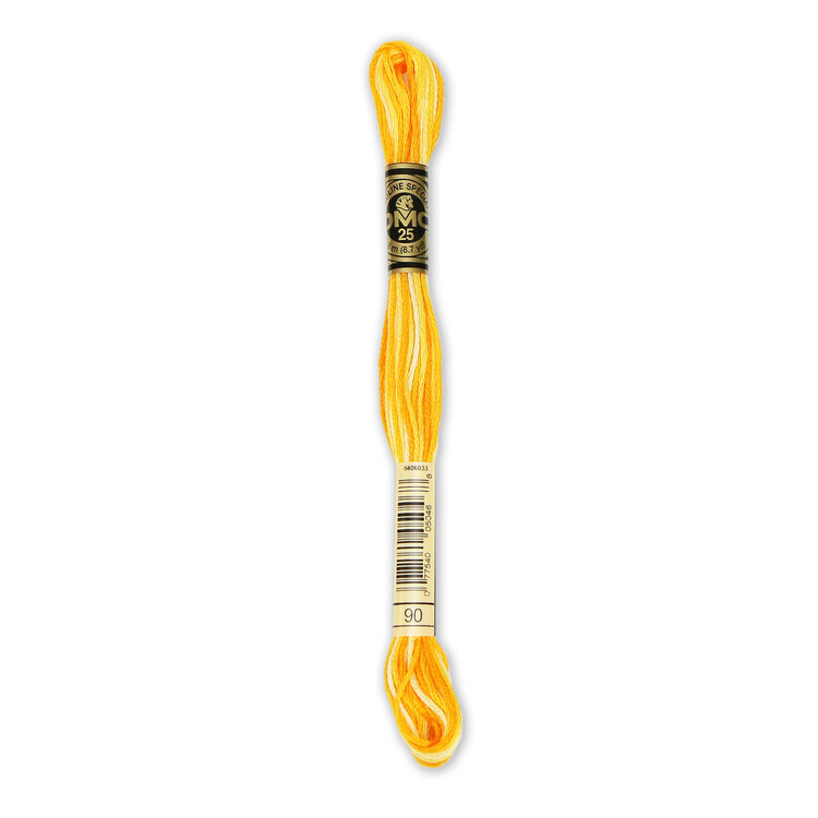 DMC Embroidery Floss 90 (Sunny Yellow Ombre)