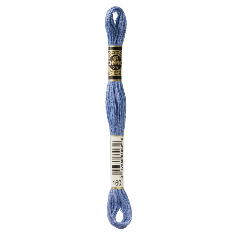 DMC Embroidery Floss 160 (Stormy Blue)
