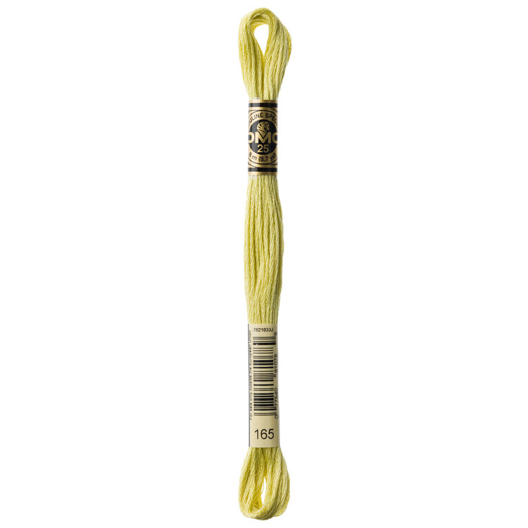 DMC Embroidery Floss 165 (Linden Green)