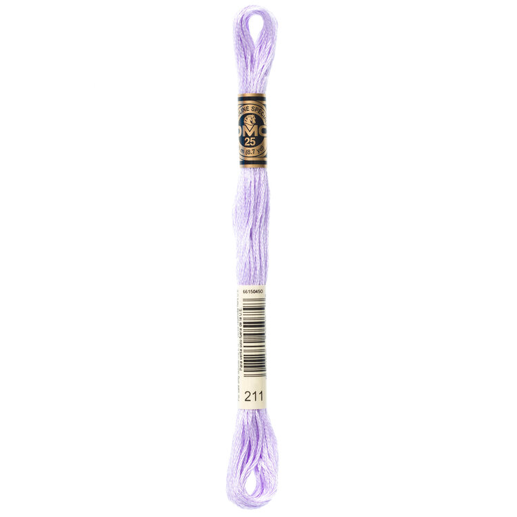 DMC Embroidery Floss 211 (Pearlescent Light Parma Violet)