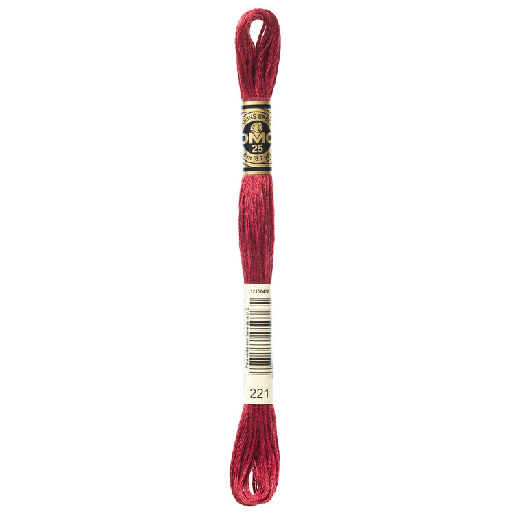 DMC Embroidery Floss 221 (Mars Red)