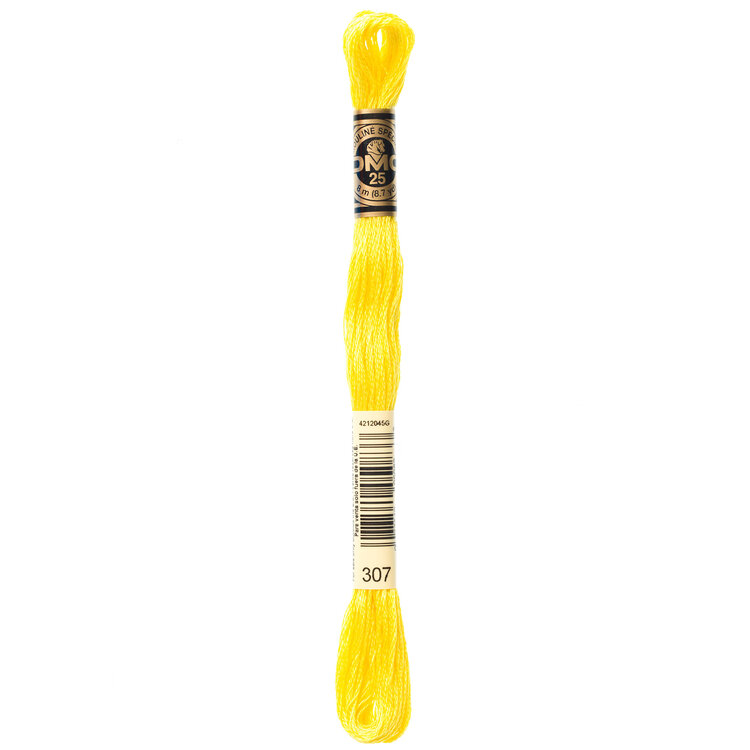 DMC Embroidery Floss 307 (Lemon)