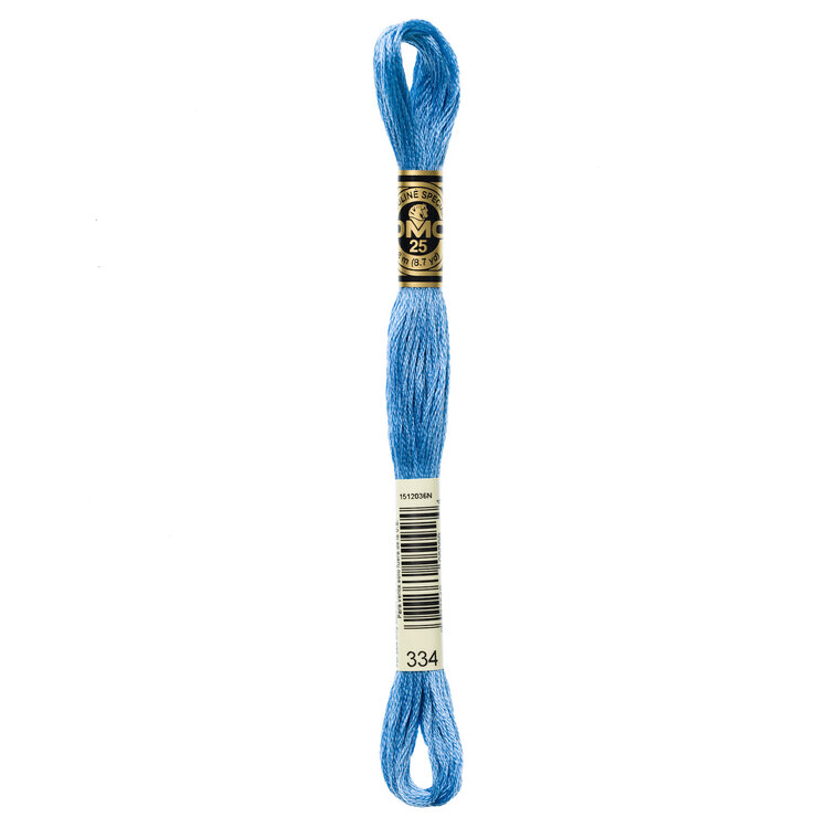 DMC Embroidery Floss 334 (Light Indigo)
