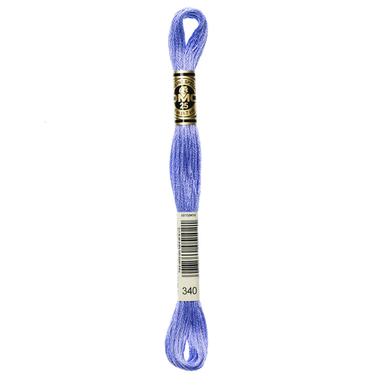 DMC Embroidery Floss 340 (Wisteria Blue)