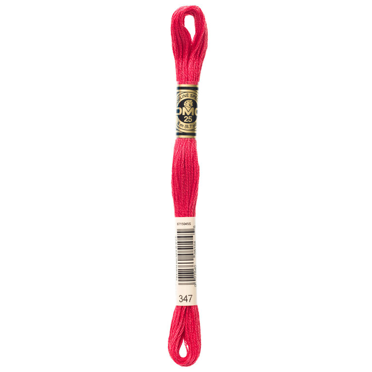 DMC Embroidery Floss 347 (Egyptian Red)
