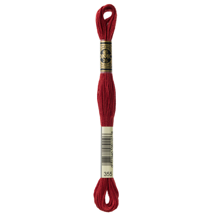 DMC Embroidery Floss 355 (Red Brown)