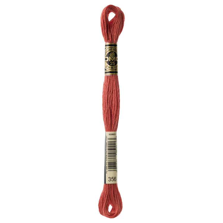 DMC Embroidery Floss 356 (Pink Terracotta)
