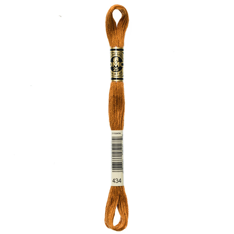 DMC Embroidery Floss 434 (Cigar Brown)