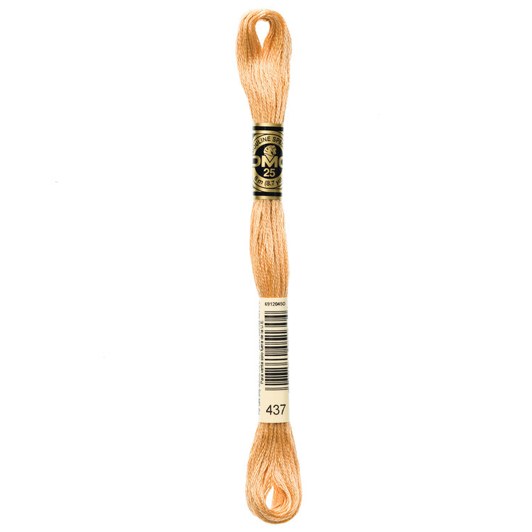 DMC Embroidery Floss 437 (Camel)