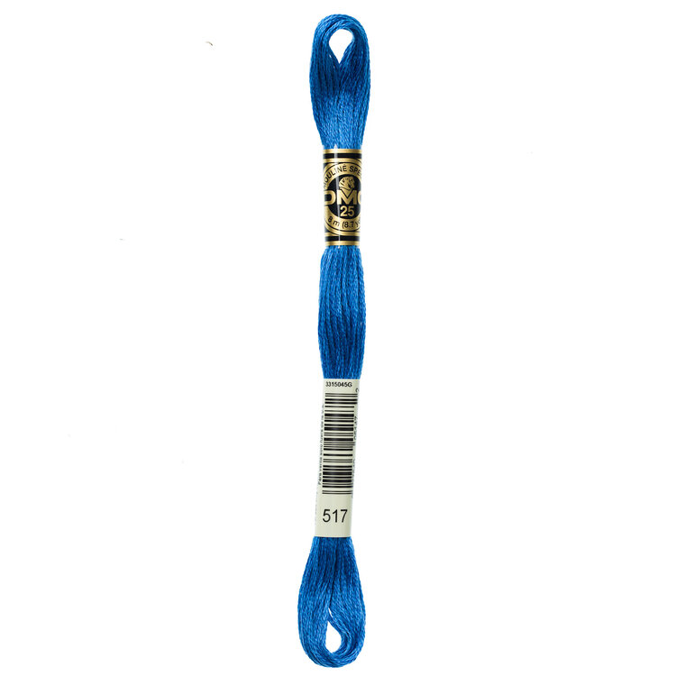 DMC Embroidery Floss 517 (Nautical Blue)