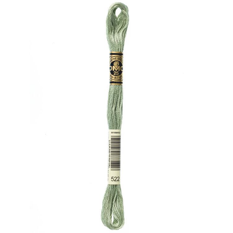 DMC Embroidery Floss 522 (Lattice Green)