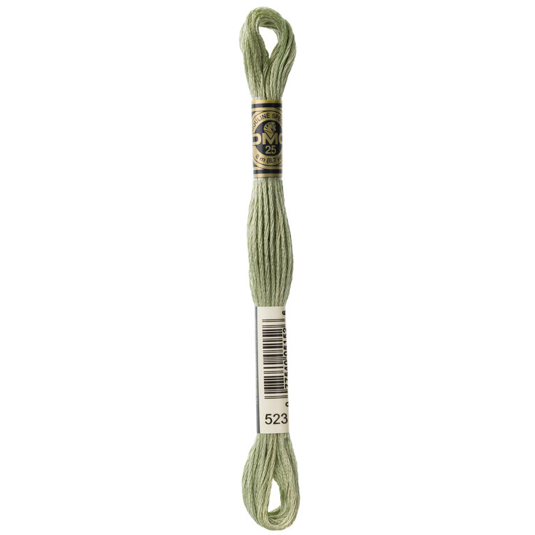 DMC Embroidery Floss 523 (Green Ash)