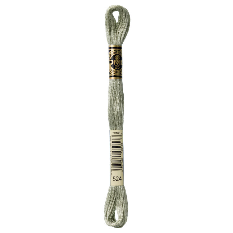 DMC Embroidery Floss 524 (Pebble Green)