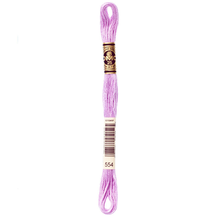 DMC Embroidery Floss 554 (Pastel Purple)