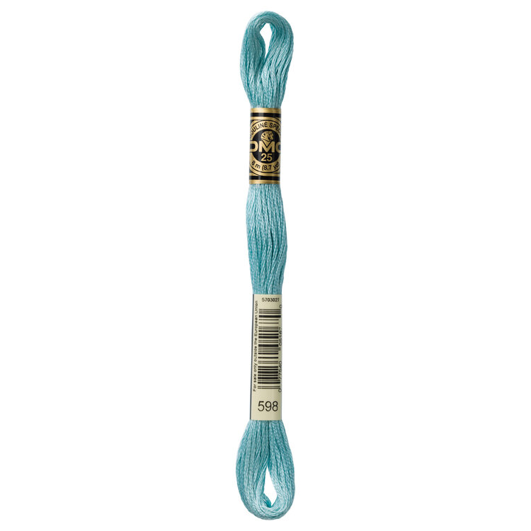 DMC Embroidery Floss 598 (Pale Lagoon)