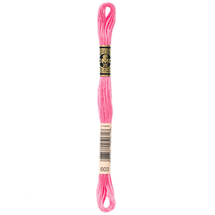 DMC Embroidery Floss 603 (Macaroon Pink)