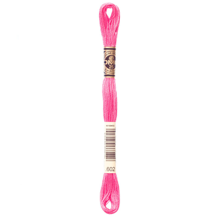 DMC Embroidery Floss 602 (Pink Verbena)