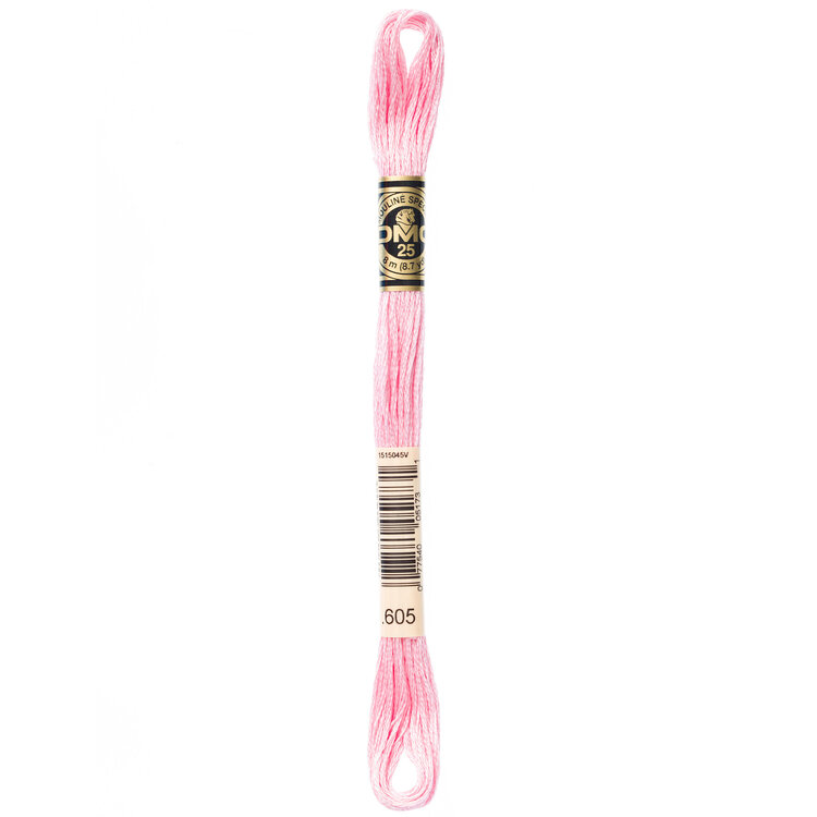 DMC Embroidery Floss 605 (Rosebud)