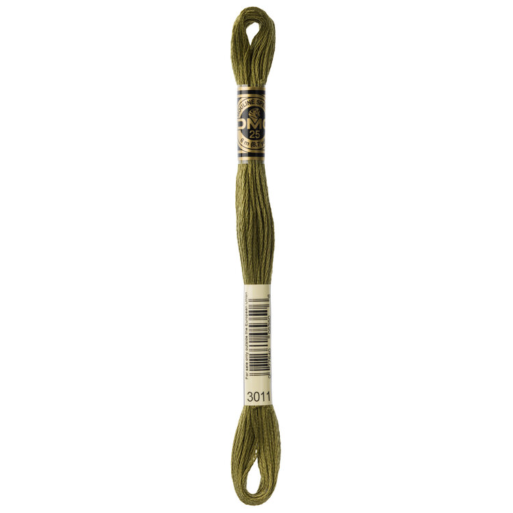 DMC Embroidery Floss 3011 (Deep Olive)