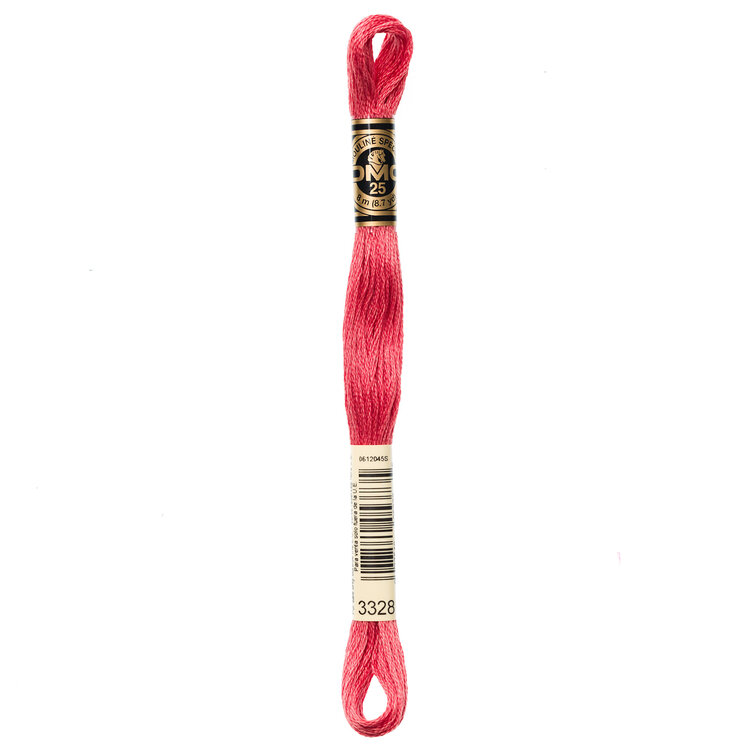 DMC Embroidery Floss 3328 (Amaranth)