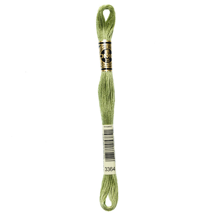 DMC Embroidery Floss 3364 (Sage)