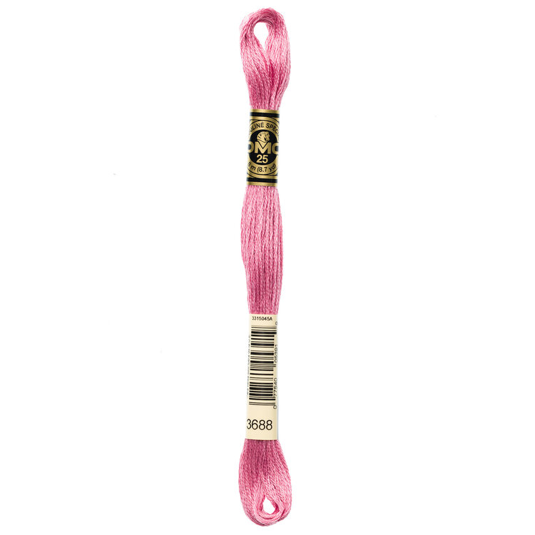 DMC Embroidery Floss 3688 (Pink Lupine)