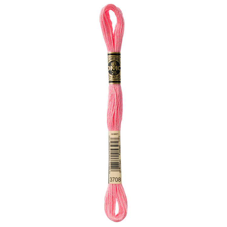 DMC Embroidery Floss 3708 (Azalea)