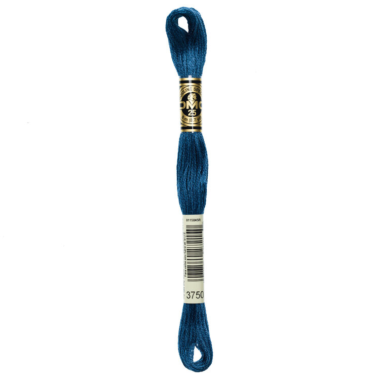 DMC Embroidery Floss 3750 (Dark Petrol Blue)