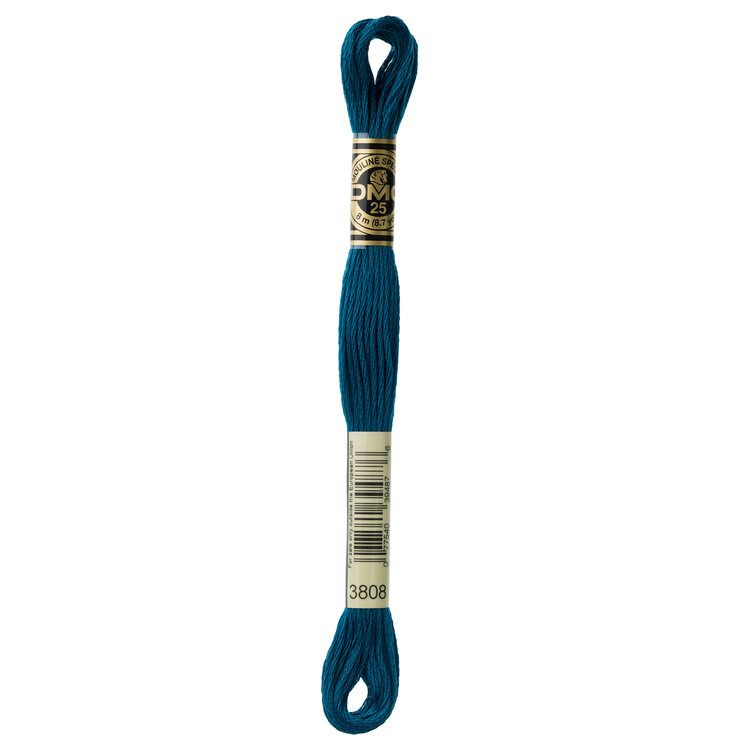 DMC Embroidery Floss 3808 (Mallard)