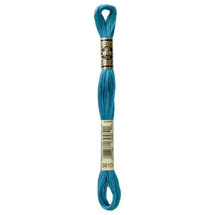 DMC Embroidery Floss 3810 (Persian Blue)