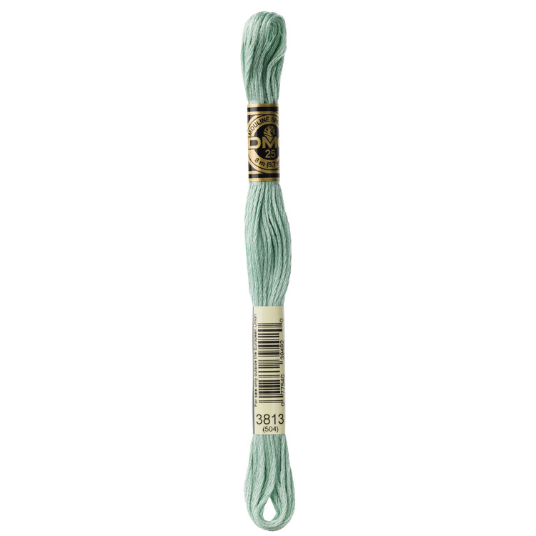 DMC Embroidery Floss 3813 (Lichen Green)
