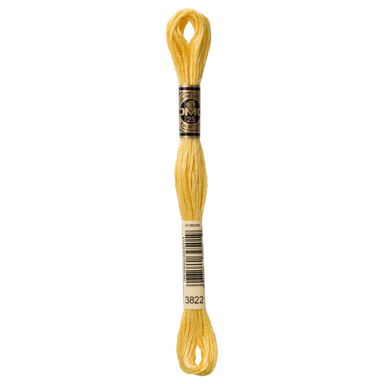 DMC Embroidery Floss 3822 (Corn Husk)