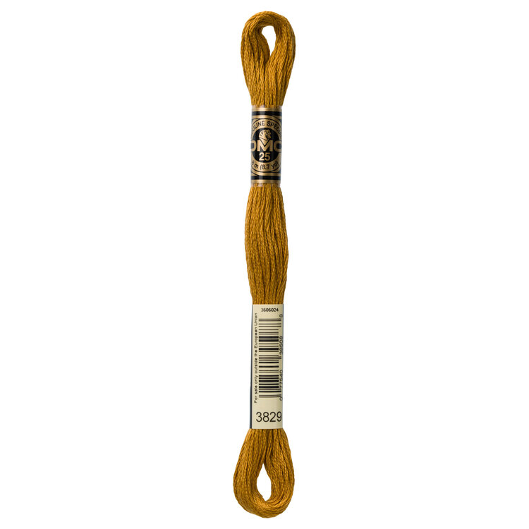DMC Embroidery Floss 3829 (Ochre Earth)