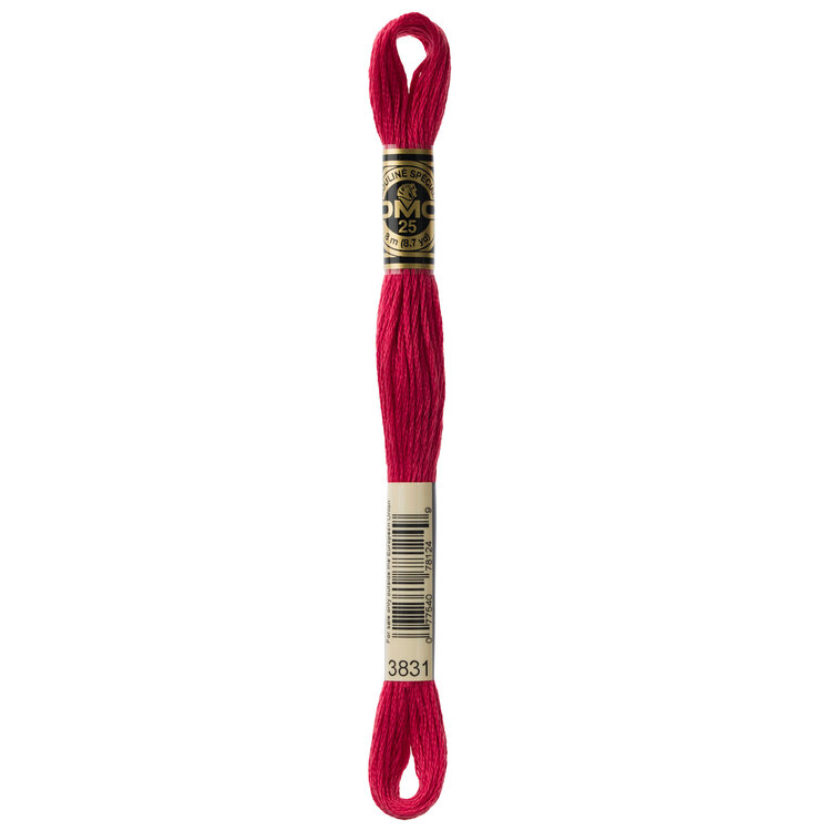 DMC Embroidery Floss 3831 (Wild Strawberry)