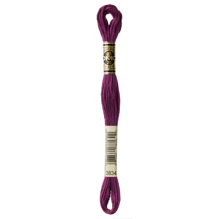DMC Embroidery Floss 3834 (Red Grape)