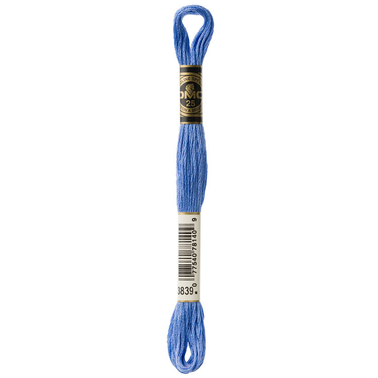 DMC Embroidery Floss 3839 (Mediterranean Blue)