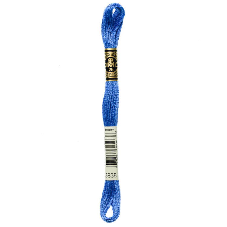 DMC Embroidery Floss 3838 (Thistle Blue)