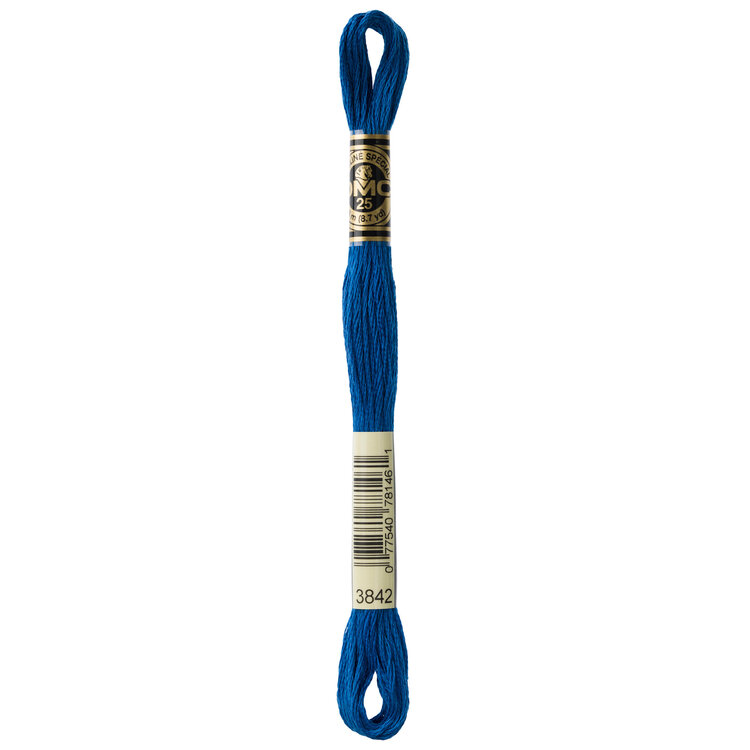 DMC Embroidery Floss 3842 (Prussian Blue)