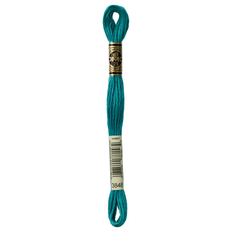 DMC Embroidery Floss 3848 (Mermaid’s Tail)