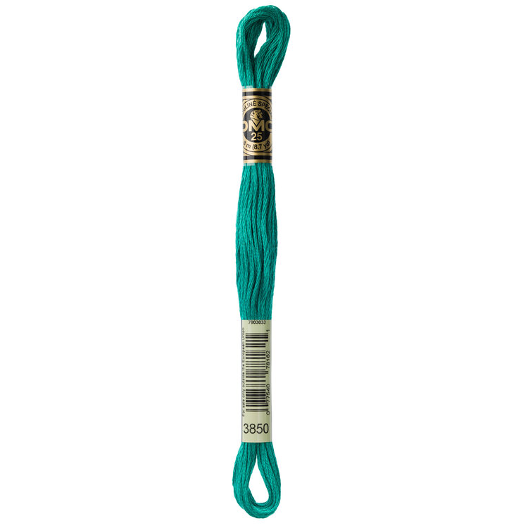 DMC Embroidery Floss 3850 (Emerald)